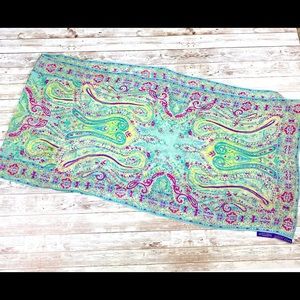 Sold. Ralph Lauren purple label silk scarf